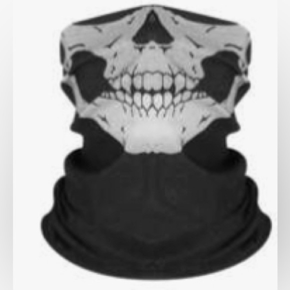 New Breathable Skeleton Mask - Skull Face Mask - Balaclava Neck Gaiter - Hood